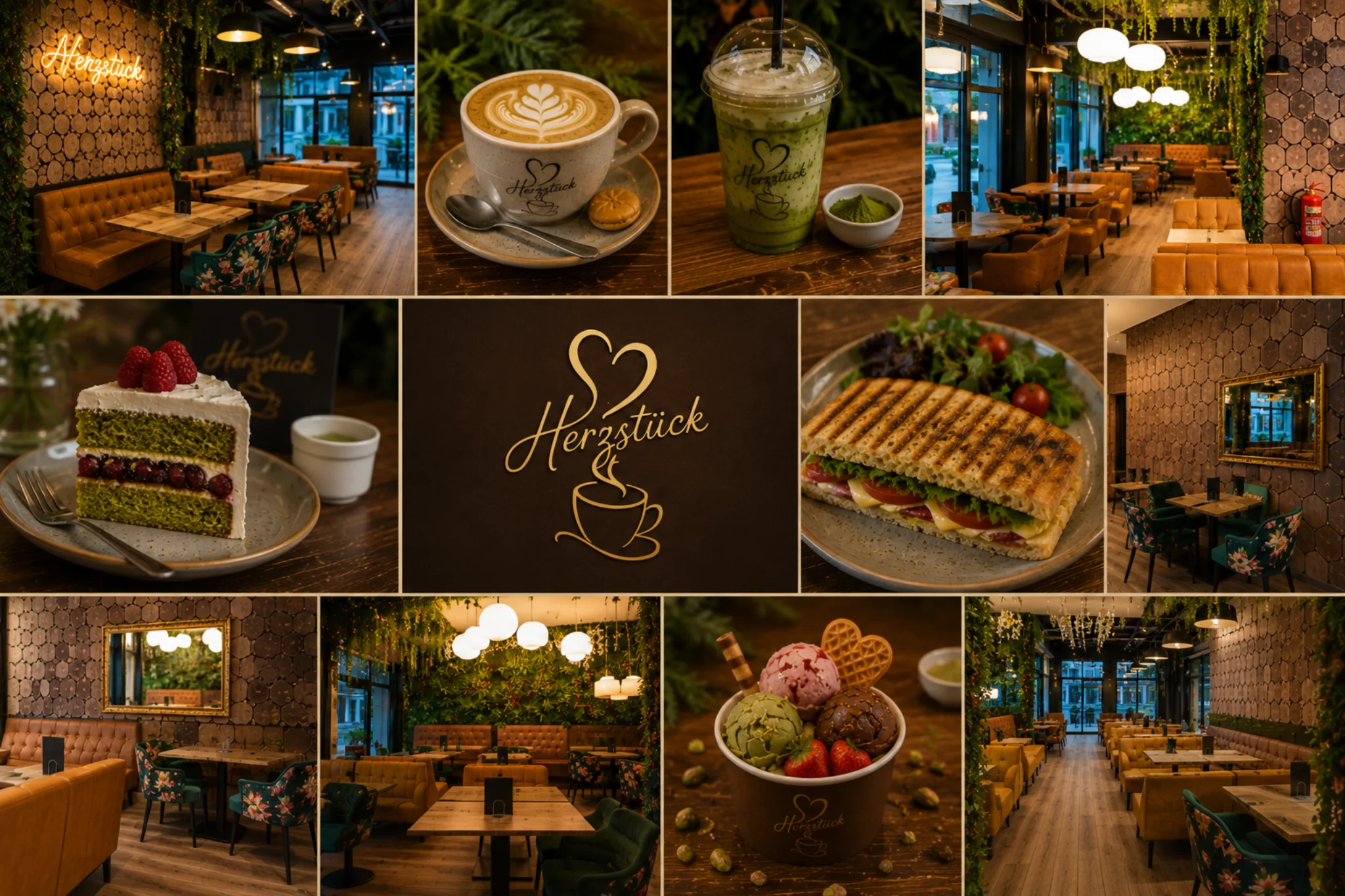 Café Herzstück Collage Remscheid