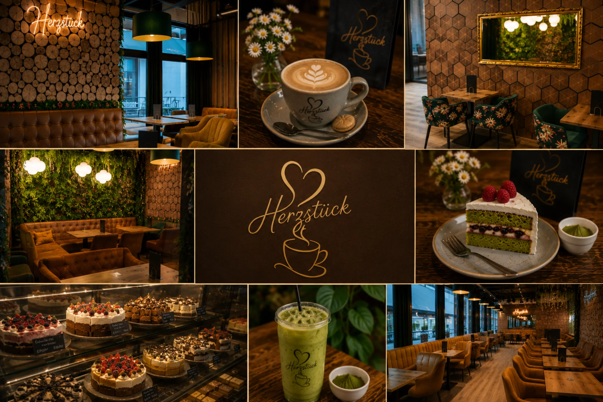 Café Herzstück Collage Ratingen